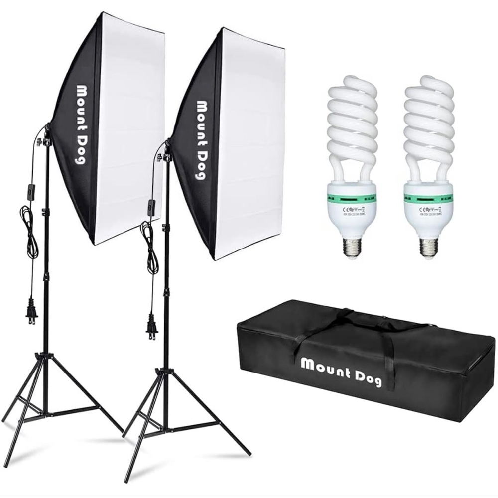 MOUNTDOG Softbox Lighting Kit ***like new***